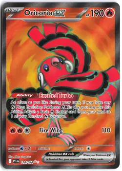 Oricorio ex 110/094 Ultra Rare Phantasmal Flames Pokemon NM - Image 1