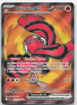 Oricorio ex 110/094 Ultra Rare Phantasmal Flames Pokemon Holo Near Mint - Image 1