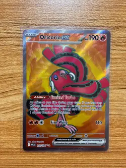 Oricorio Ex 110/094 Full Art Holo Pokemon TCG Phantasmal Flames NM - Image 1