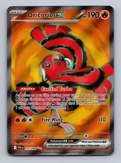 Oricorio ex 110/094 Ultra Rare Phantasmal Flames Pokemon Near Mint - Image 1