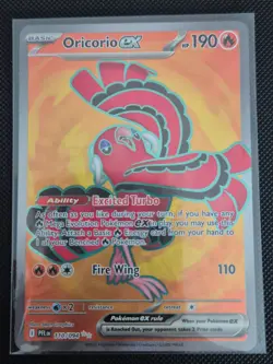 Oricorio ex Full Art Phantasmal Flames 110/094, Pokemon Card - Pack Fresh - Image 1