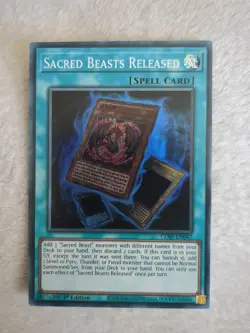 Sacred Beasts Released cori-en047 1st Edition Super Rare Yu-Gi-Oh! - Image 1