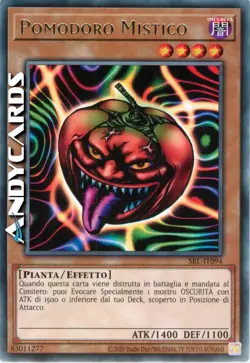 POMODORO MISTICO • (Mystic Tomato) • Rara • SRL IT094 • Unl 2023 • Yugioh! - Image 1