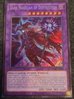YuGiOh Maze of Muertos Dark Magician of Destruction MZMU-EN011 MP 1st Edition - Image 1