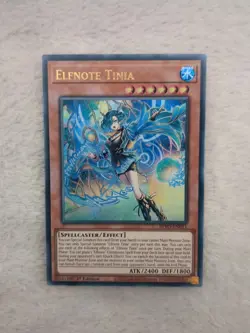 BPRO-EN011 Elfnote Tinia Ultra Rare 1st Edition YuGiOh NEW! - Image 1