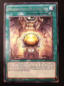 Yu-Gi-Oh! Mondspiegelschild, Cros-DE081, Rare, 1. Auflage, Deutsch, Excellent - Image 1