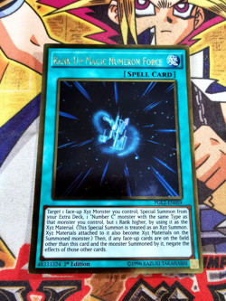 Rank-Up-Magic Numeron Force pgl2-en059 1st Edition (VLP) Gold Rare Yu-Gi-Oh! - Image 1
