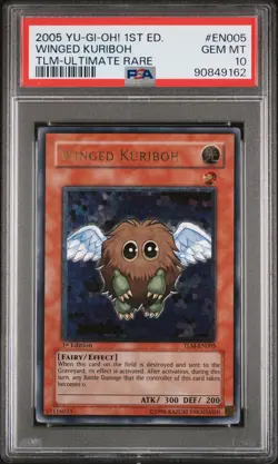 2005 YU-GI-OH! TLM-THE LOST MILLENNIUM #EN005 WINGED KURIBOH PSA 10 - Image 1