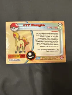 2000 Topps Chrome Pokemon TV Animation Edition Ponyta #77 - Image 2