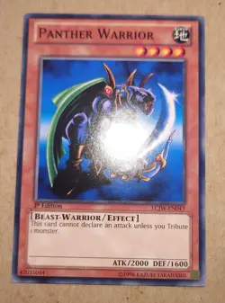 Yugioh Panther Warrior LCJW-EN043 1st Edition - Image 1