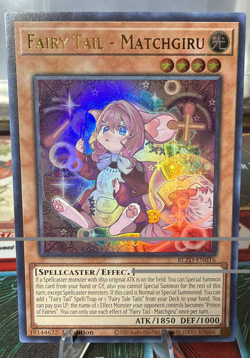 Yugioh Fairy Tail - Matchgiru BLZD-EN016 Ultra Rare 1st Edition NM - Image 1