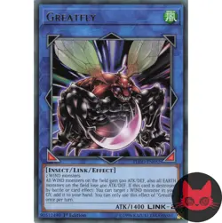 Yugioh Greatfly FLOD-EN052 Rare 1st Edition NM - Image 1