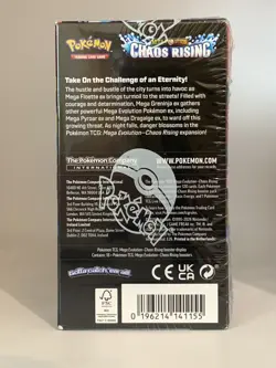 Pokemon TCG: Mega Evolution—Chaos Rising Booster Display (18 Booster Packs) - Image 2