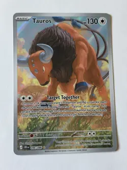 Pokemon Tcg | Chaos Rising Tauros | Illustration Rare | Near Mint. - Image 1