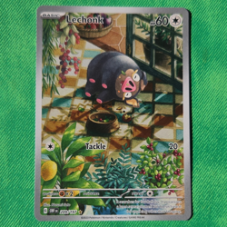Pokemon TCG Lechonk 209/197 Obsidian Flames Illustration Rare Holo Basic 60HP - Image 1