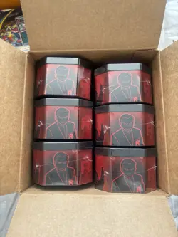 Pokemon Case Of Team Rocket Tin Set Of 6 - Image 1