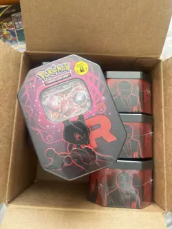 Pokemon Case Of Team Rocket Tin Set Of 6 - Image 2