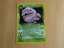 Pokemon Team Rocket Dark Weezing 14/82 - Moderately Played - Image 1