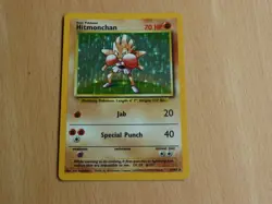 Pokemon Base Set Hitmonchan 7/102 - Moderately Played - Image 1