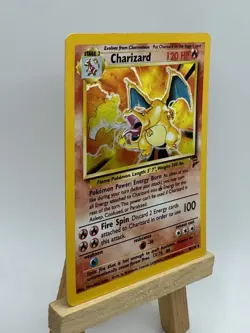 2000 Pokemon TCG Base Set 2 Charizard 4/130 Holo Rare Vintage Card - Image 3