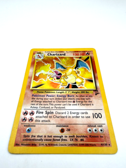 Charizard 4/130 Holo Rare Base Set 2 Pokemon Card WOTC Unlimited LP - Image 3