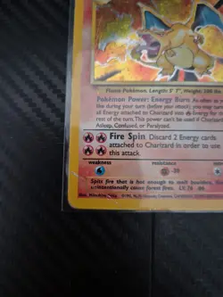Charizard Holo Rare 4/130 Base Set 2 Pokemon Card Vintage Wotc - Image 3