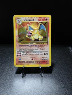 Pokemon TCG Charizard Base Set 2 Holo Unlimited Rare Card 4/130 - Image 1