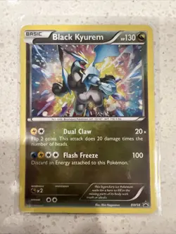 Pokemon 2012 Black White Promos #BW58 Black Kyurem Holo Black Star Promo - Image 1
