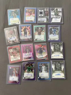 Panini & Topps 112 Card Bundle Autos Numbered Patches - Image 3