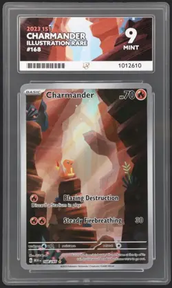 Pokemon Charmander TCG Scarlet Violet 151 Card 168/165 Ace 9 - Image 1