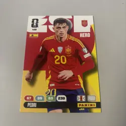 Panini Adrenalyn XL FIFA World Cup 2026 Pedri #450 Spain Midfielder Hero Card - Image 1