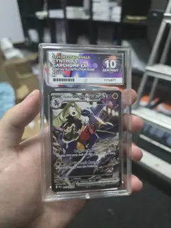 Pokemon TCG Cynthia's Garchomp EX Destined Rivals 232 ACE 10 - Image 1