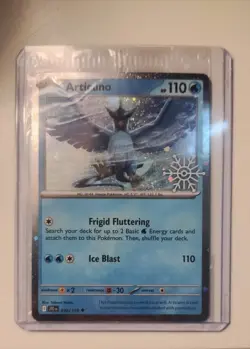 Articuno 032/159 2025 Holiday Calendar Holo SEALED Pokemon TCG Snowflake Stamped - Image 1