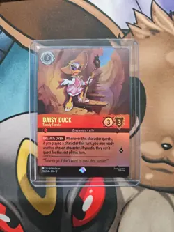 Daisy Duck Trendy Traveler 216/204 Epic Foil Wilds Unknown Lorcana - Image 1
