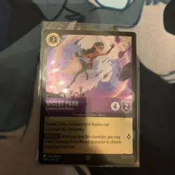 Violet Parr Learning New Powers Disney Lorcana Holographic Promo Card 55/P3 - Image 1
