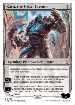 Karn, the Great Creator Mystery Booster 2 MB2 3 NM MTG - Image 1