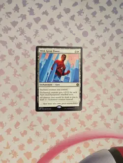 With Great Power... - Marvel: Spiderman - [NM] [MTG] [TCG] - Image 1