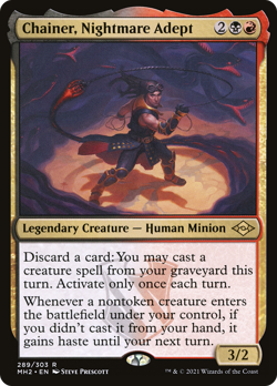 MTG Chainer, Nightmare Adept MH2 #289 Rare - Image 1