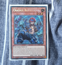 Konami Yu-Gi-Oh! TCG Crackle Blitzclique CORI-EN012 Secret Rare Foil 1st - Image 1