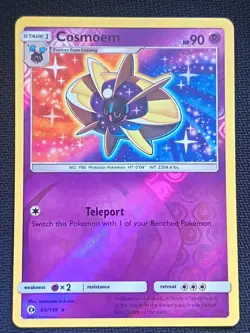 Cosmoem Sun & Moon 65/149 Reverse Holo Pokemon TCG NM - Image 1