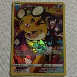 The Pokemon Company 2022 Brilliant Stars TG Dedenne TG07/TG30 Full Art Holo ENG - Image 1