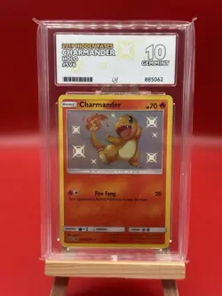 Pokemon TCG Charmander Sv6/Sv94 Hidden Fates Shiny Vault Holo Ace 10 Gem Mint - Image 1