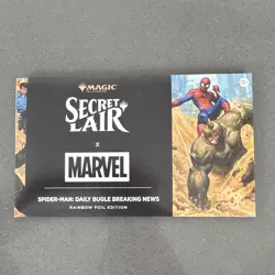 Secret Lair x Marvel Spider-Man: Daily Bugle Breaking News Rainbow Foil - Image 1