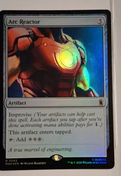 MtG Arc Reactor Marvel Super Heroes Foil Singles $3 min. - Image 1