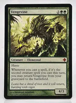 MTG Magic the Gathering Vengevine (212/255) Rise of the Eldrazi - Image 1