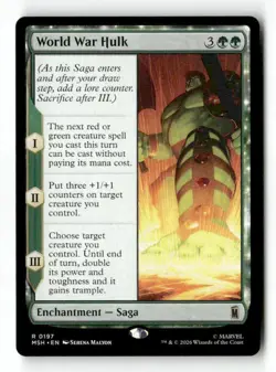 World War Hulk 197 Rare MTG MSH NM - Image 2