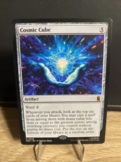 MTG - Cosmic Cube - Marvel Super Heroes - Mythic - NM - Magic the Gathering - Image 1