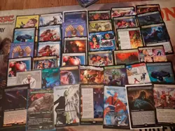 Magic The Gathering Lot Of 110 Cards. Rares And Mythics Only! Marvel Superheroes - Image 1
