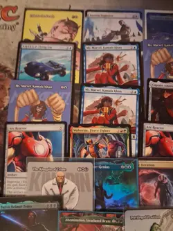 Magic The Gathering Lot Of 110 Cards. Rares And Mythics Only! Marvel Superheroes - Image 2