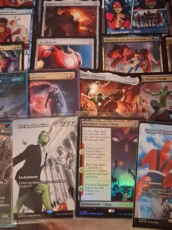 Magic The Gathering Lot Of 110 Cards. Rares And Mythics Only! Marvel Superheroes - Image 4